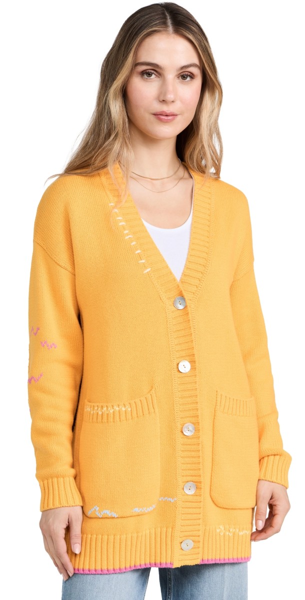 Kerri Rosenthal Poppy Smiley Cardigan Solar