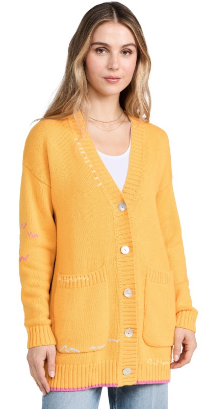 Kerri Rosenthal Poppy Smiley Cardigan Solar