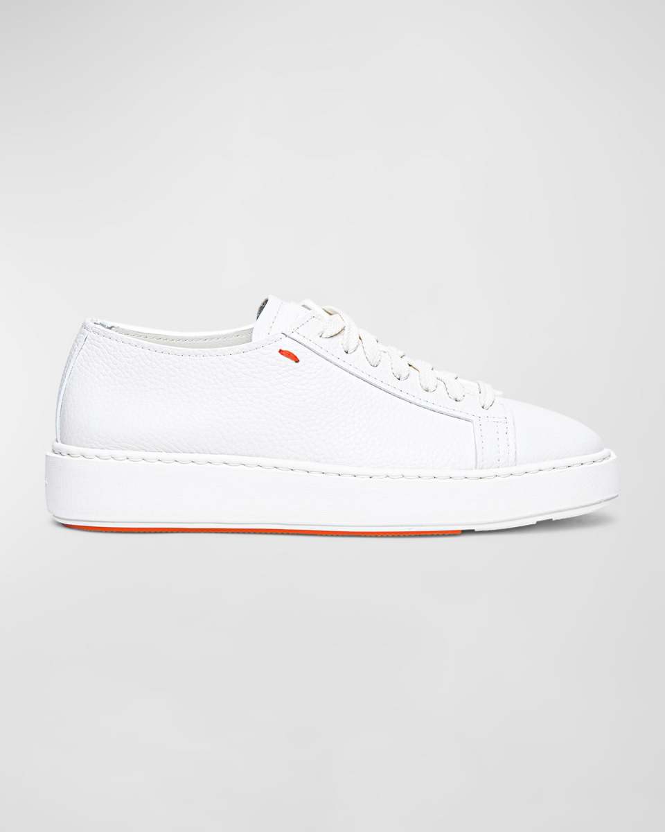 Anginal Low-Top Leather Sneakers