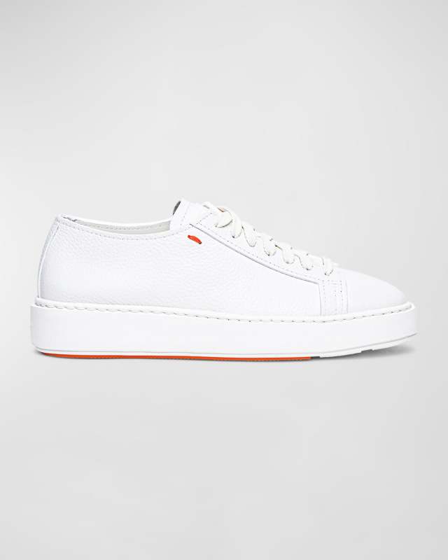 Anginal Low-Top Leather Sneakers