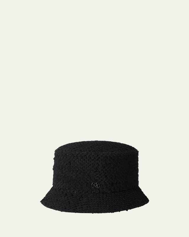 Kendall Mini Velvet Sequin Bucket Hat