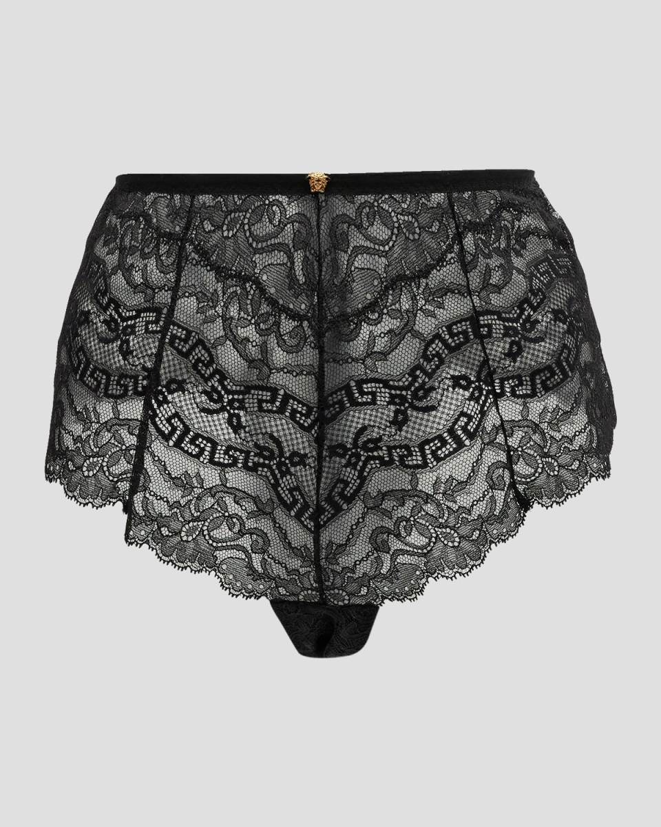 High-Rise Barocco Lace Briefs