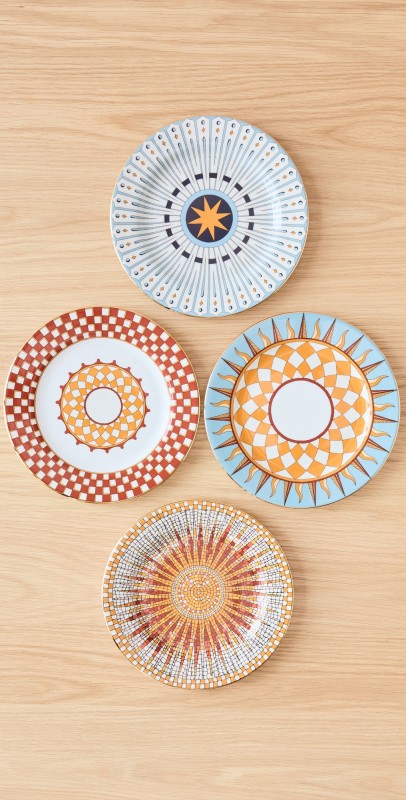 La Double J Dessert Plates Set of 4 Solar