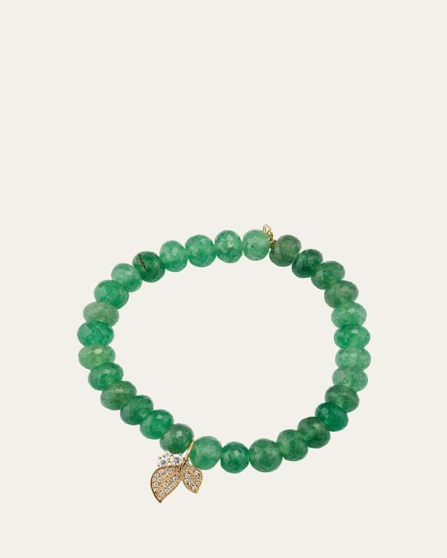 14K Cocktail Leaves Charm Bracelet