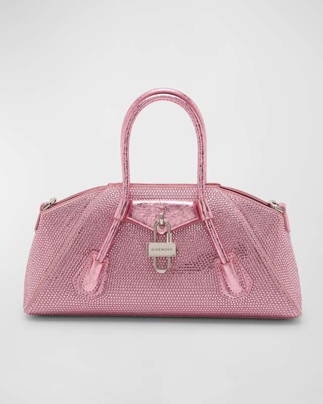 Antigona Stretch Mini Top Handle in Satin Strass