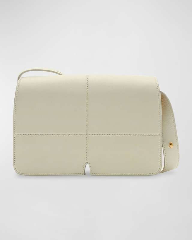 Snip Flap Leather Shoulder Bag