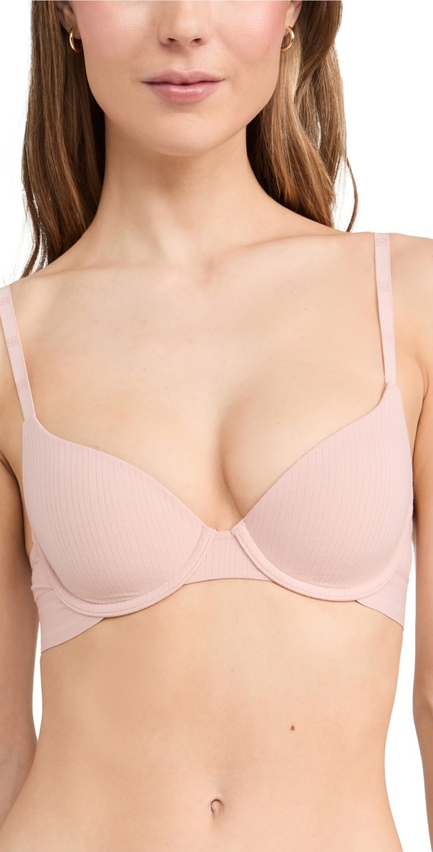 Wolford Lightly Lined Demi Bra Rose Powder
