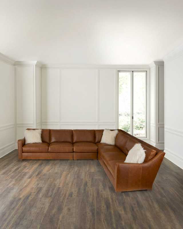 Ventura 5-Piece Leather Sectional