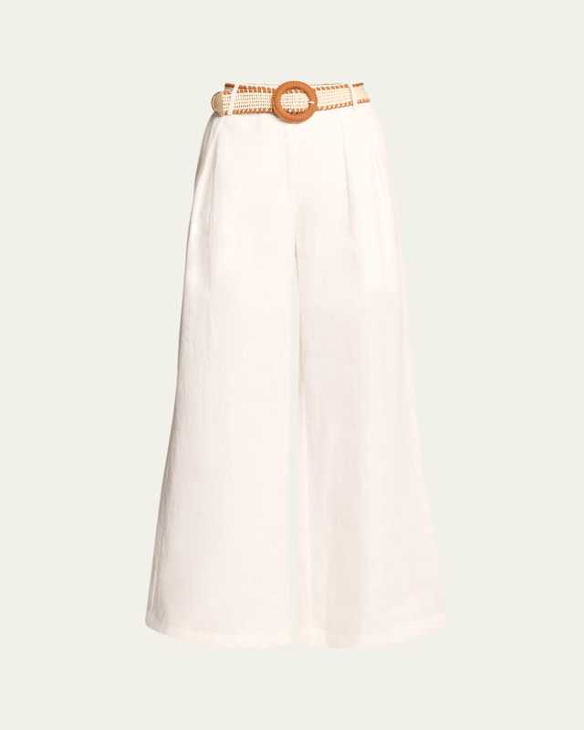 Golden Tuck Pants