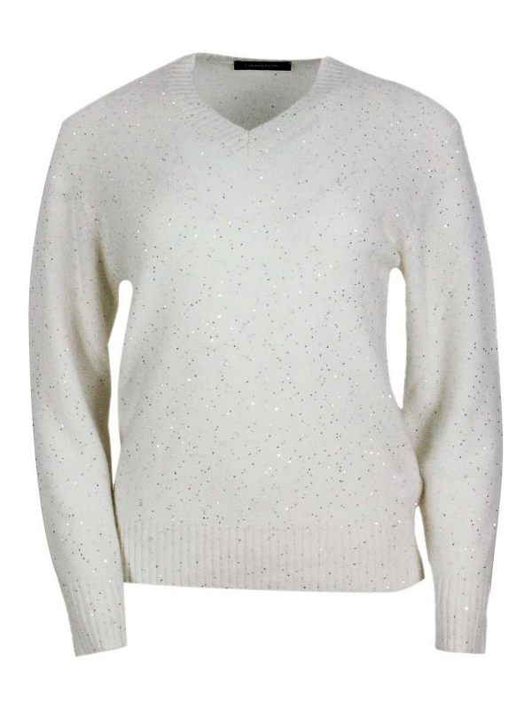 Fabiana Filippi Pull Col Rond - Crème