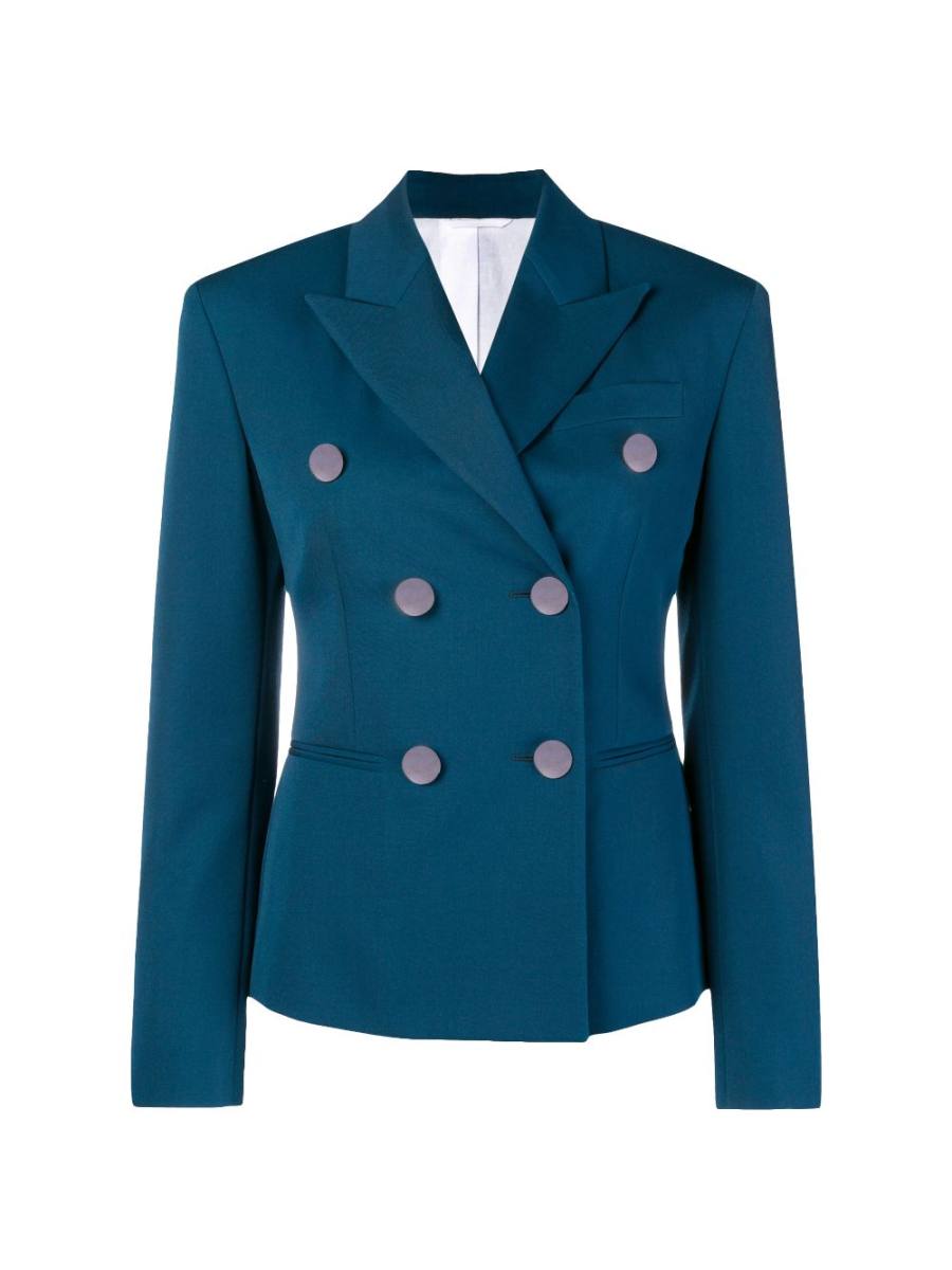peaked lapel blazer