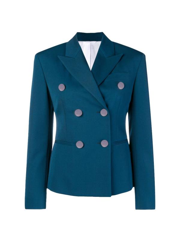 peaked lapel blazer