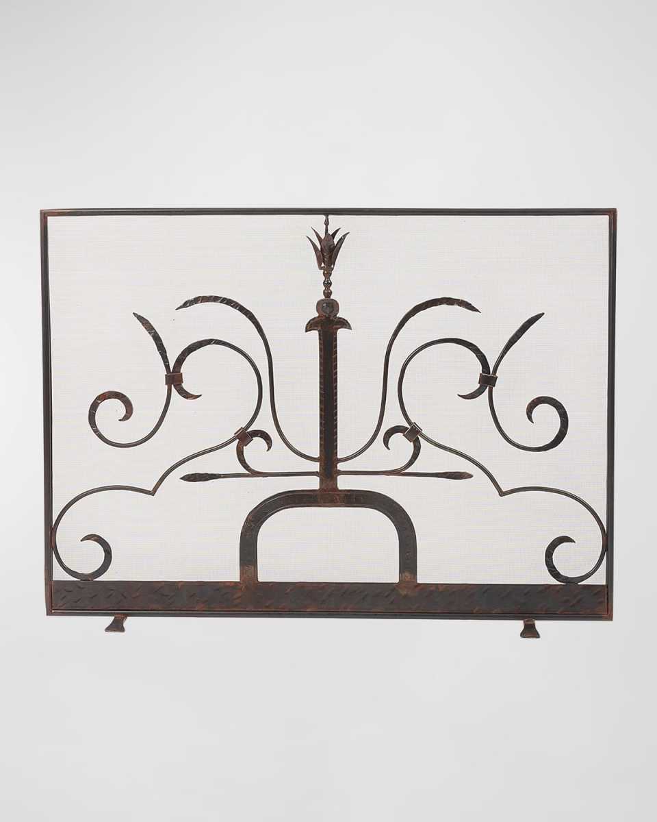 Maya Single-Panel Fireplace Screen