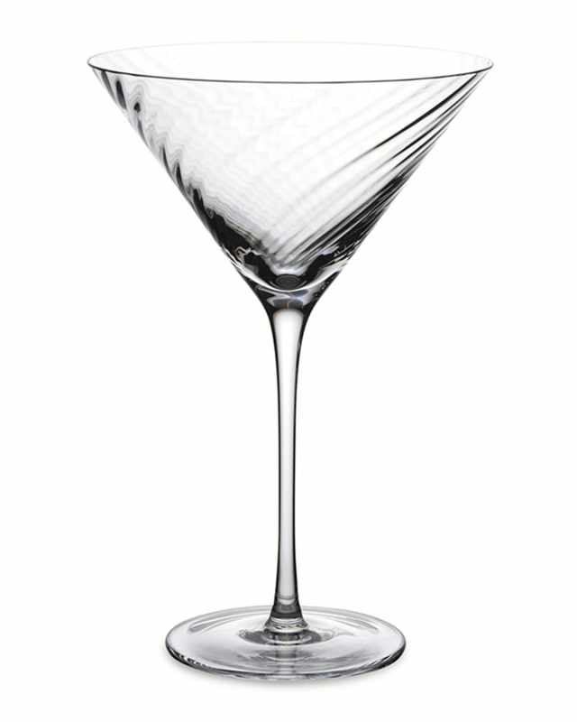Twist Diamond Martini Glass