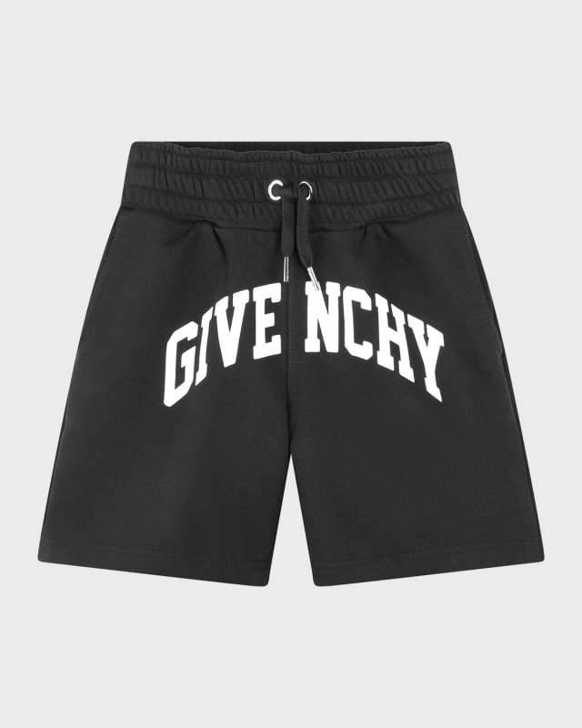 Boy's Logo Fleece Drawstring Shorts, Size 8-14