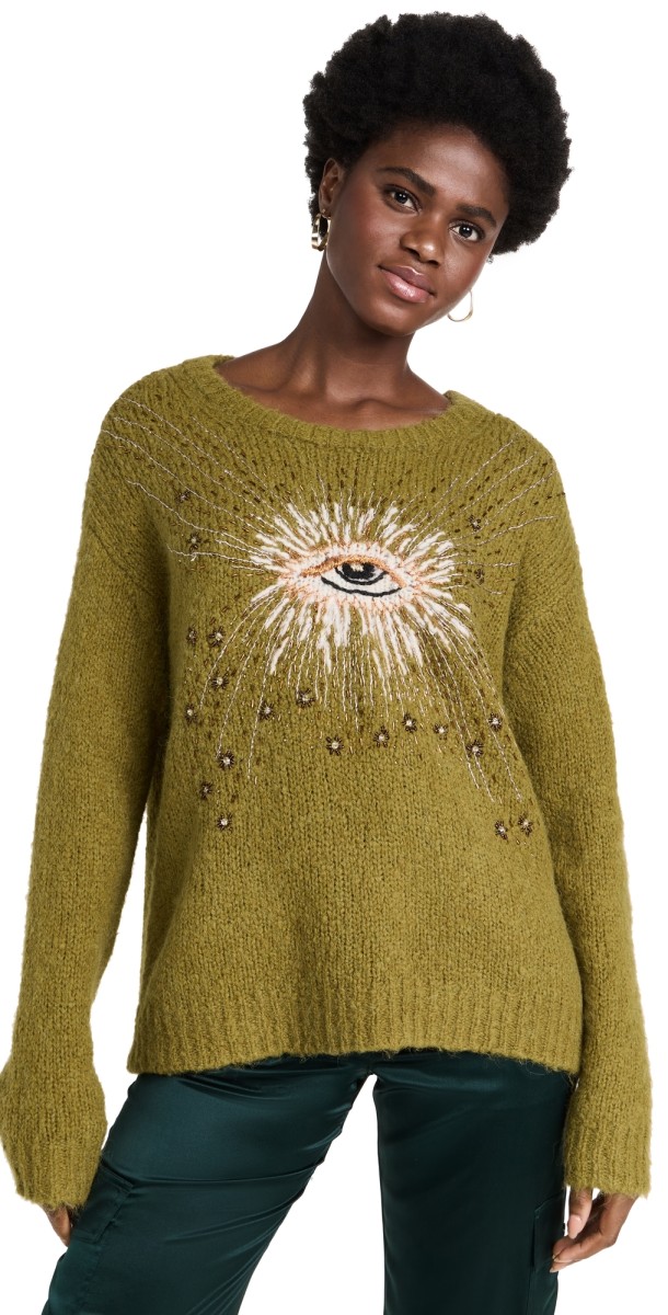 Raquel Allegra Diana Pullover Leaf