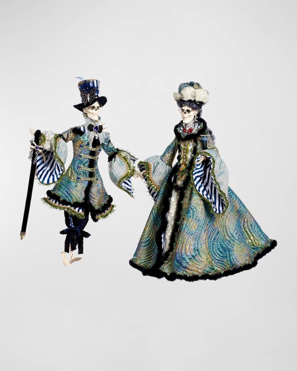 Blue Wave Skeletons, Set of 2