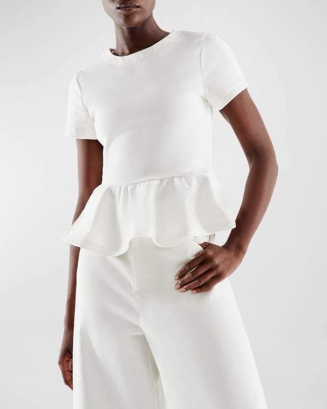 Alexandria Peplum Top