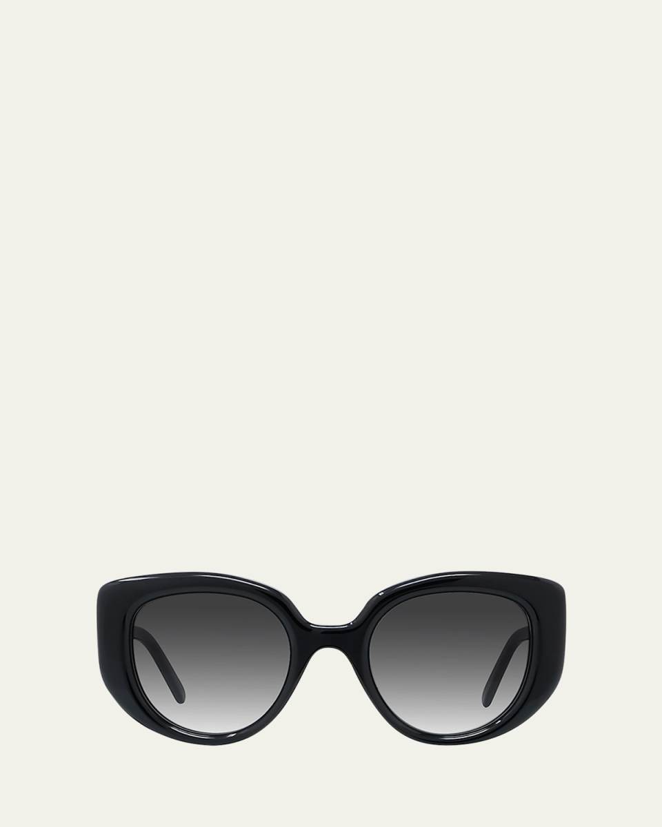 Oversized Acetate Butterfly Sunglasses