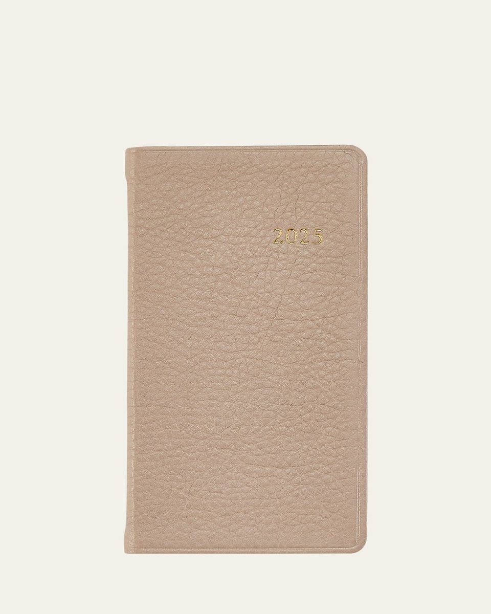 2025 6" Leather Pocket Datebook