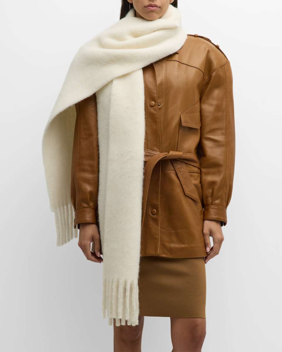 Double Scarf with Fringe