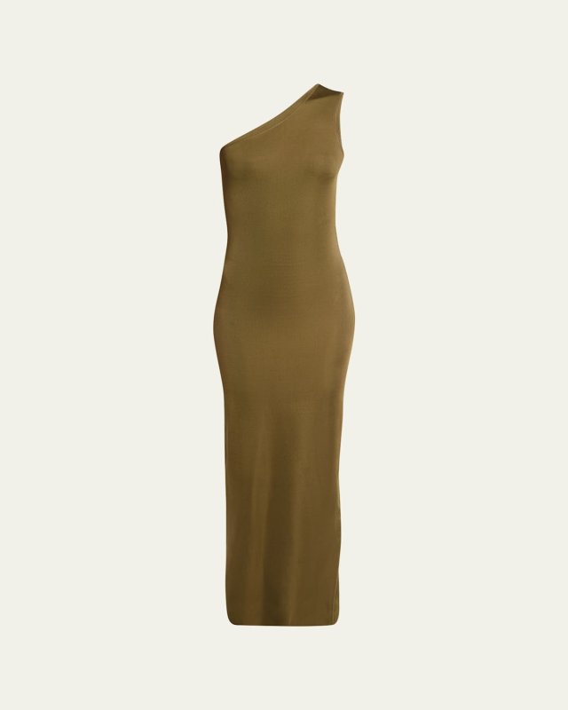 Long One-Shoulder Dress