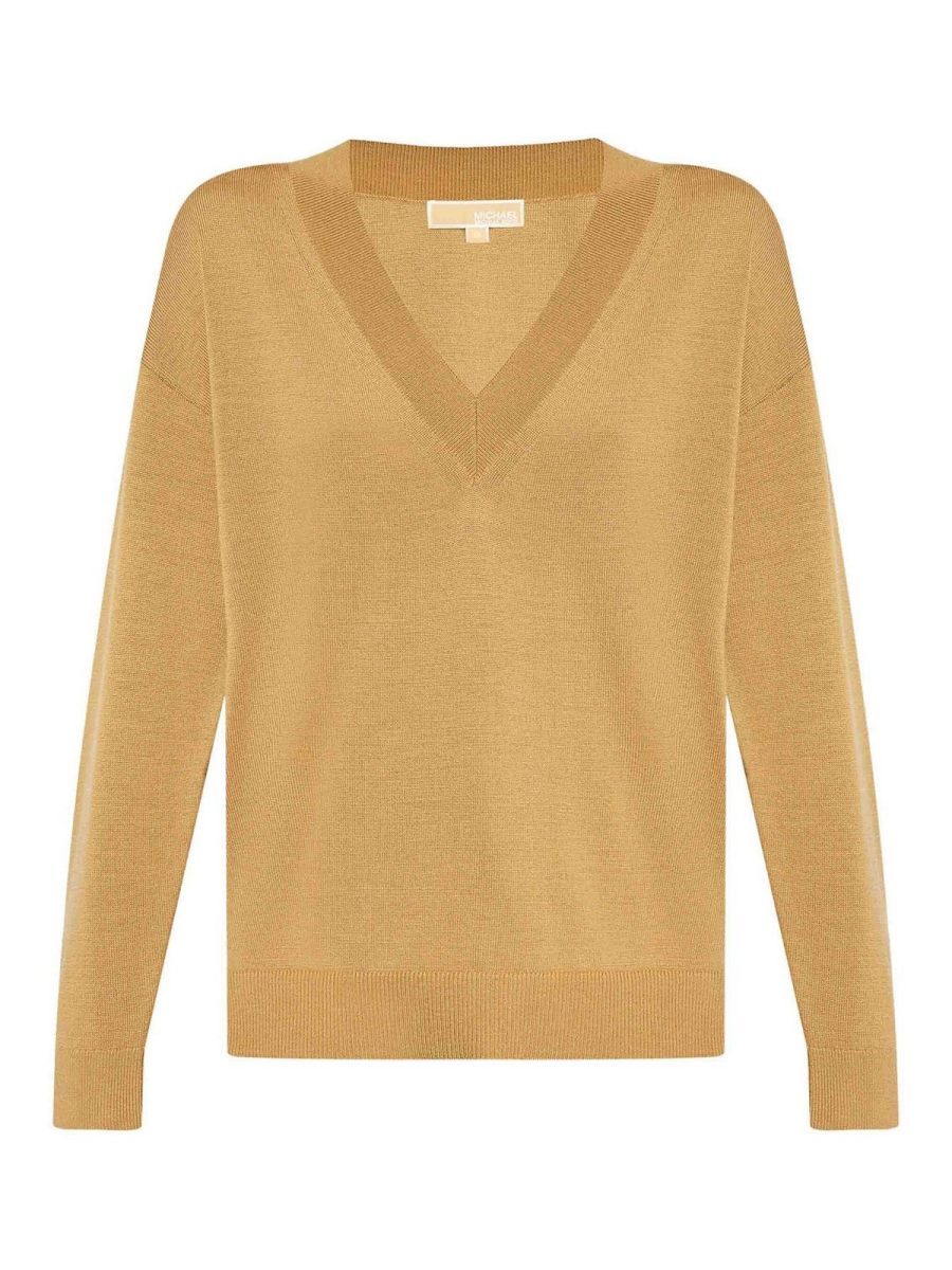 Michael Kors Pull Col Rond - Beige