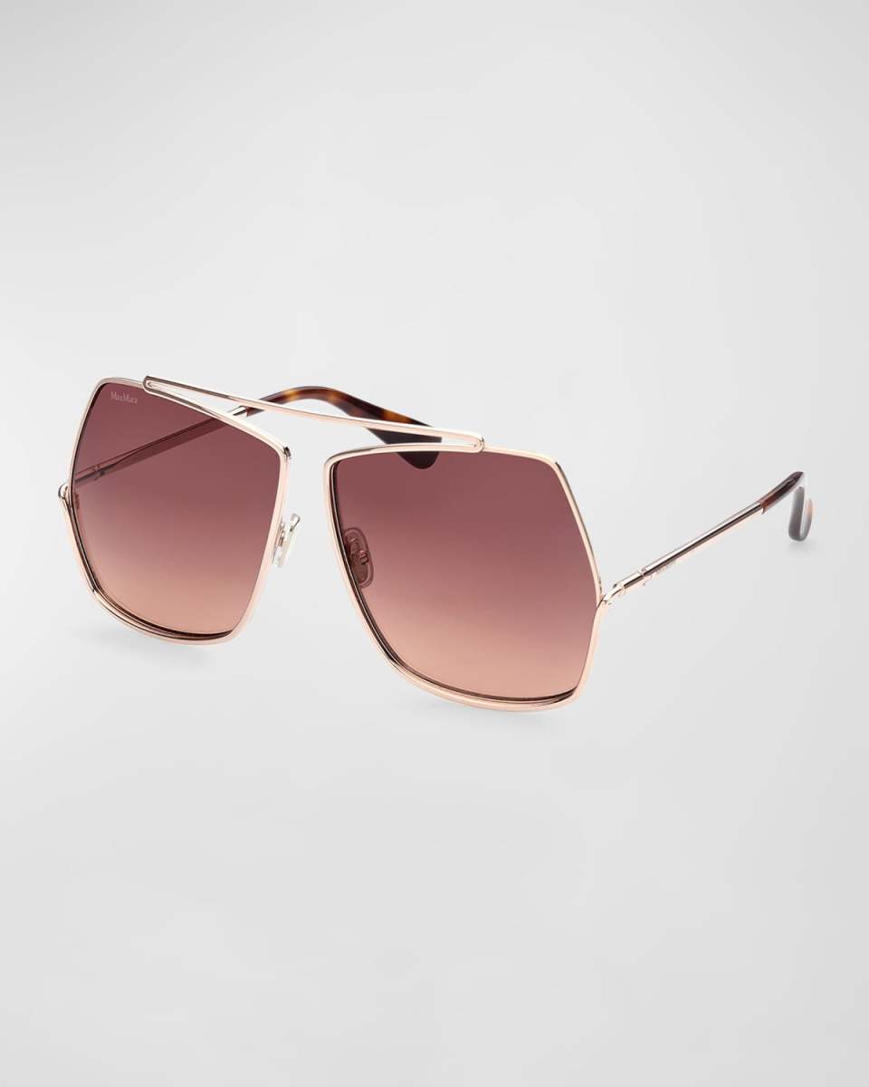 Elsa Geo Metal Butterfly Sunglasses