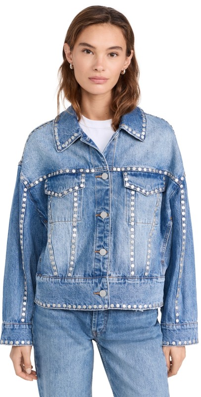 BLANKNYC Rose Garden Jacket Med Indigo