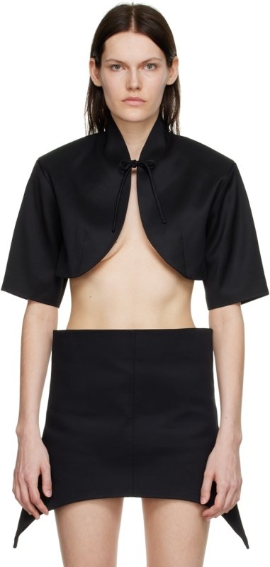 FIDAN NOVRUZOVA Black Wool Jacket