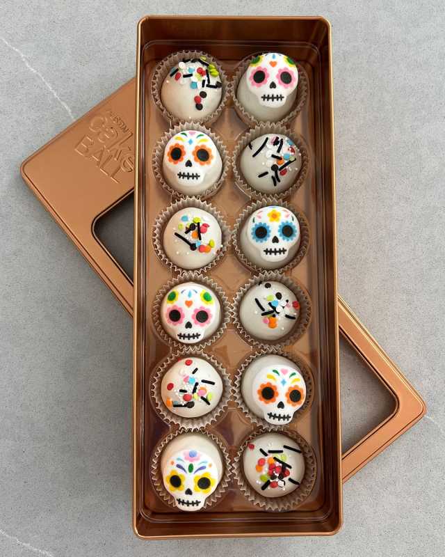 Day of The Dead Cake Balls
