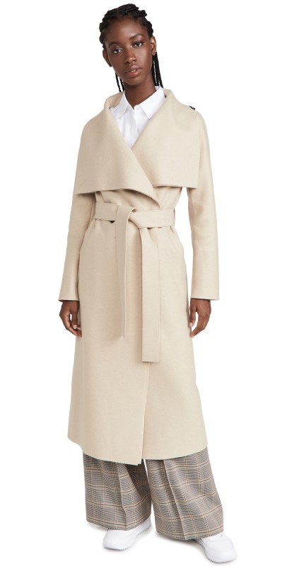 Harris Wharf London Women Volcano Coat Almond