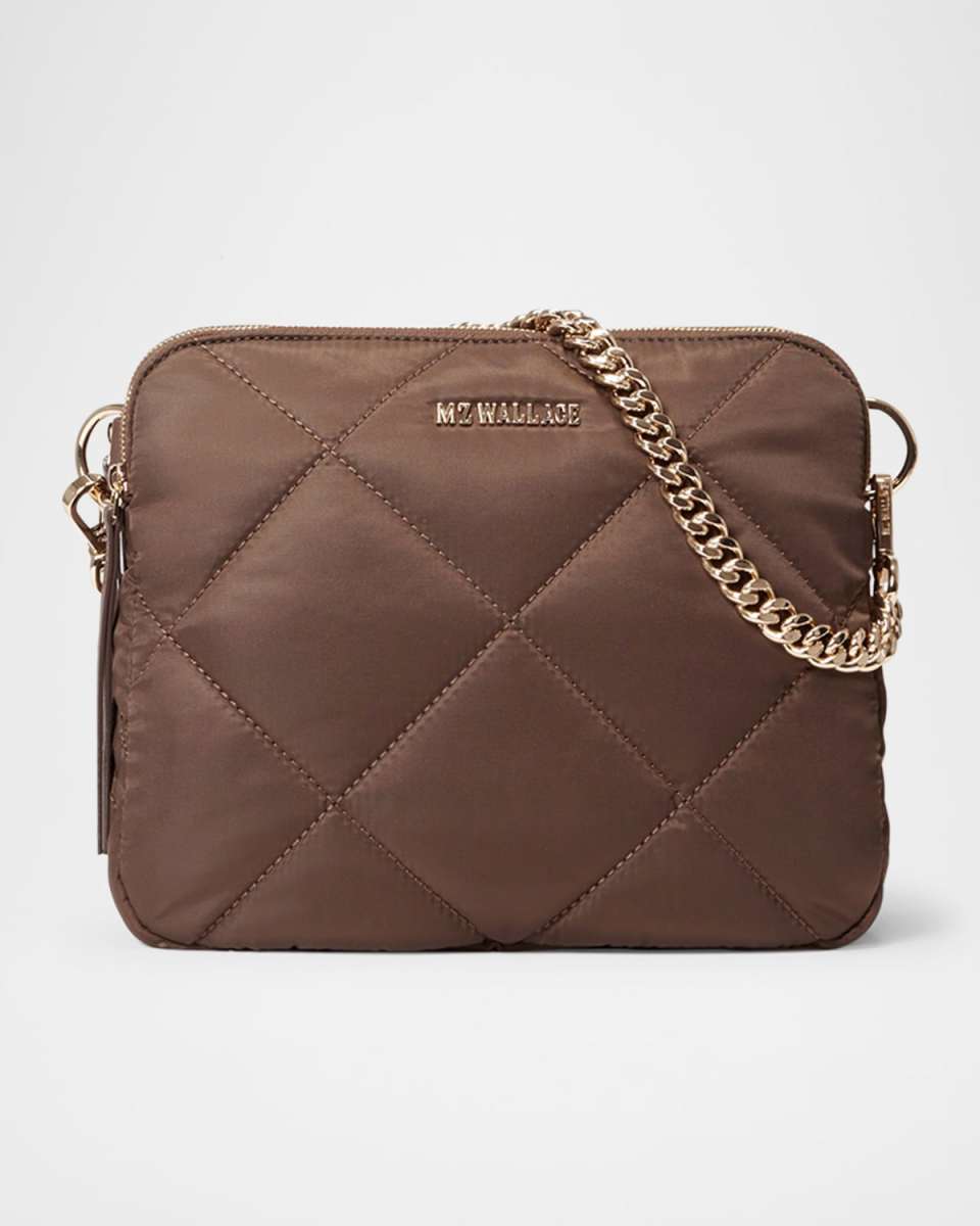 Madison Quilted Nylon Crossbody Bag