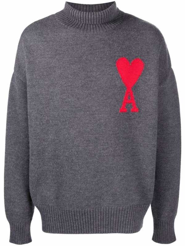 Ami de Coeur roll-neck jumper