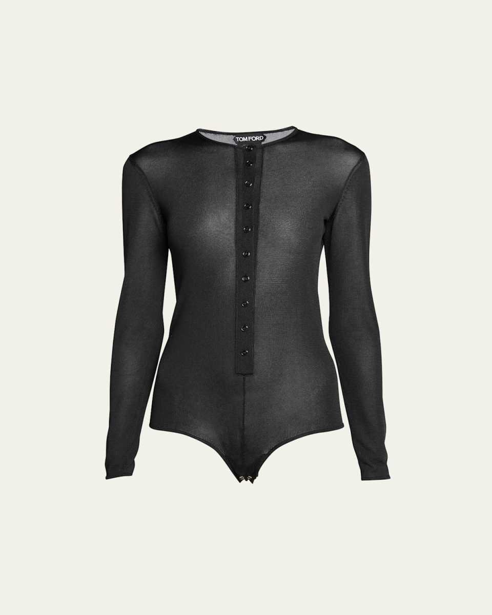 Slinky Henley Bodysuit