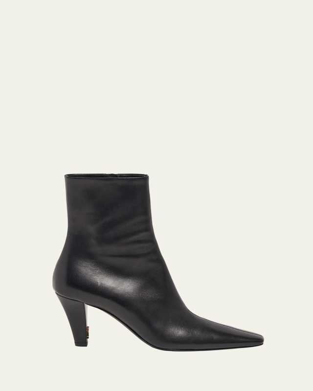Jill Calfskin Ankle Booties