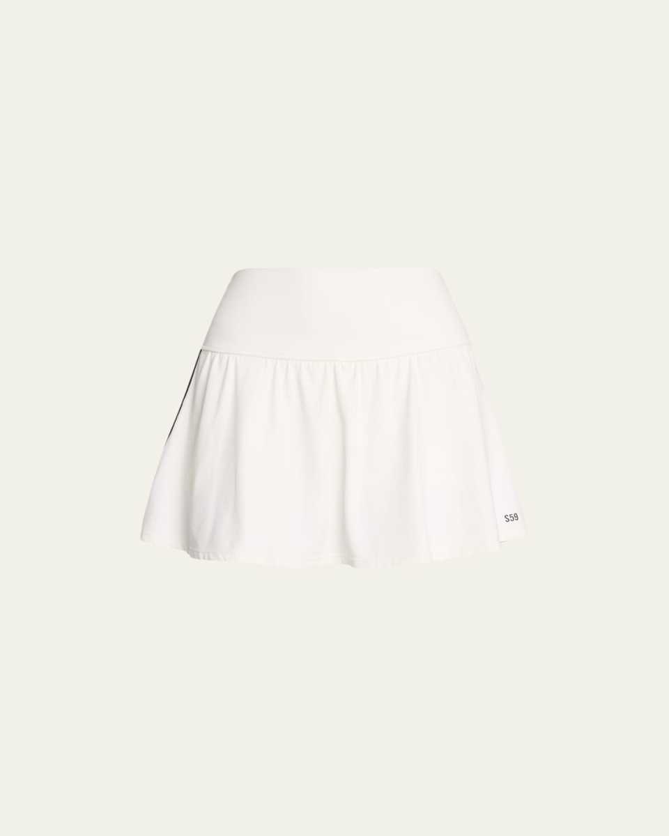 Airweight Side-Striped High-Waist Skort