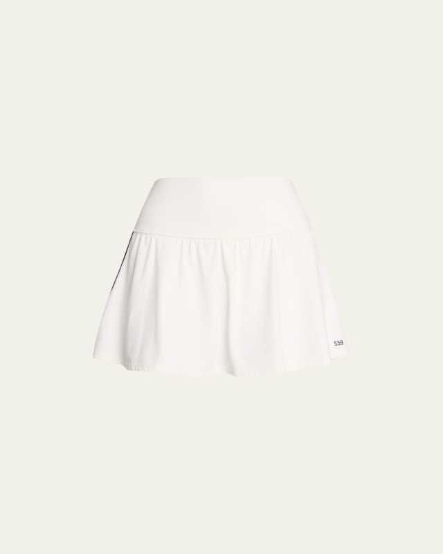 Airweight Side-Striped High-Waist Skort
