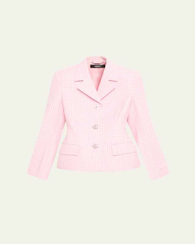 Informal Double Wool Natte Blazer Jacket