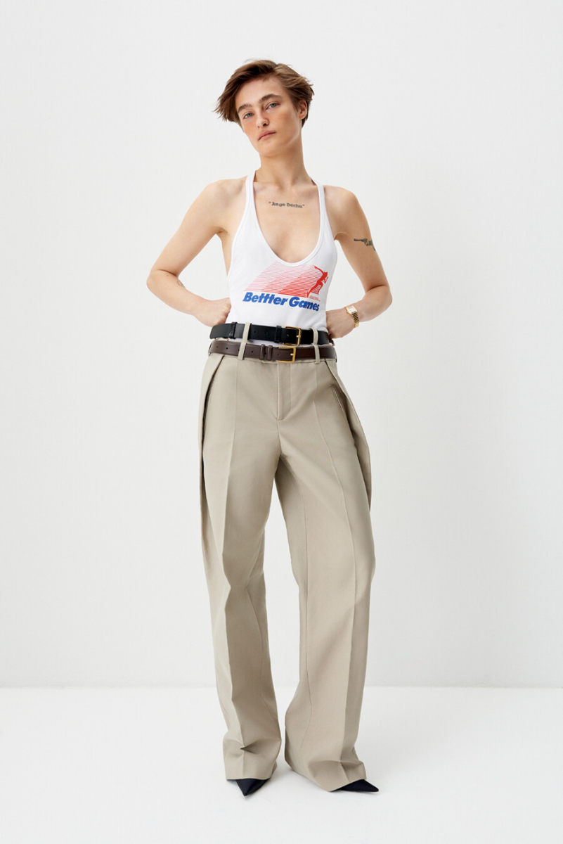 bettter Trousers with loops and pleats