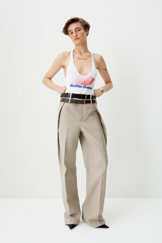 bettter Trousers with loops and pleats