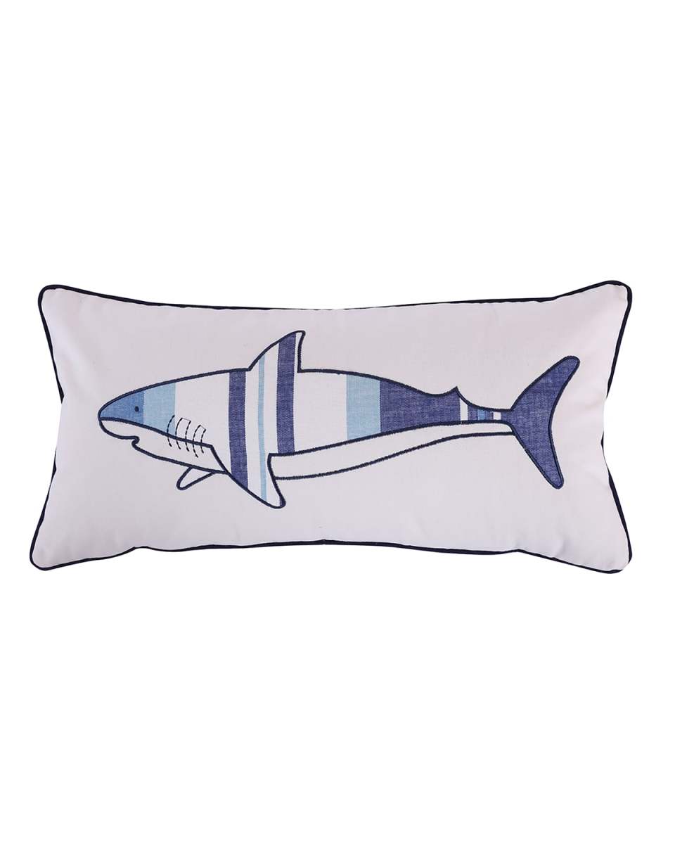 Sammy Shark Printed Pillow