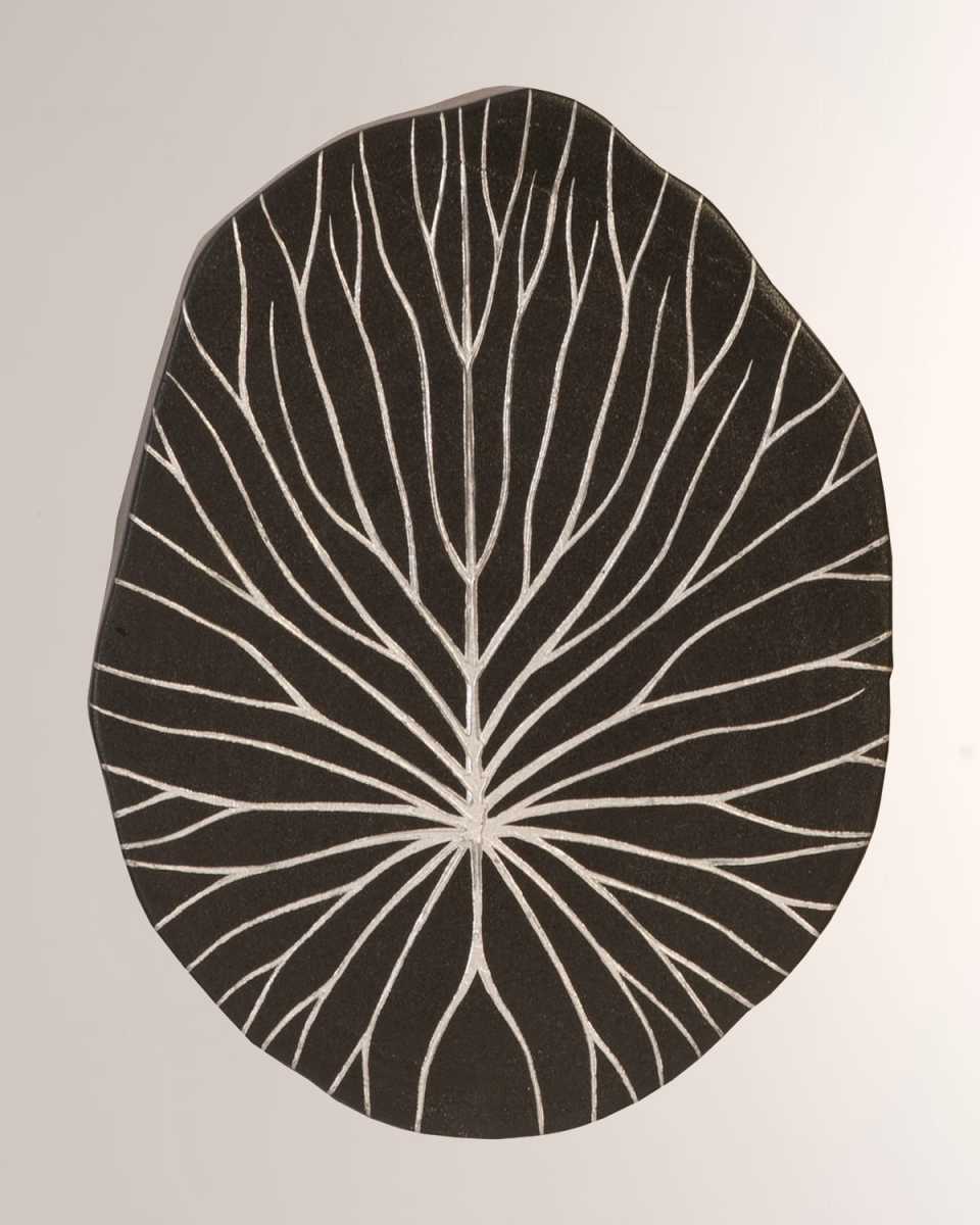 Rivulet Silver Leaf Wall Tile