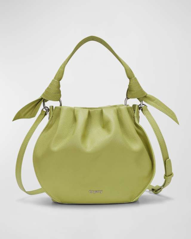 Selena Leather Bucket Bag