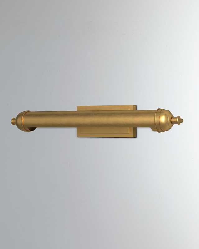 Devon Large Picture Light, Natural Brass