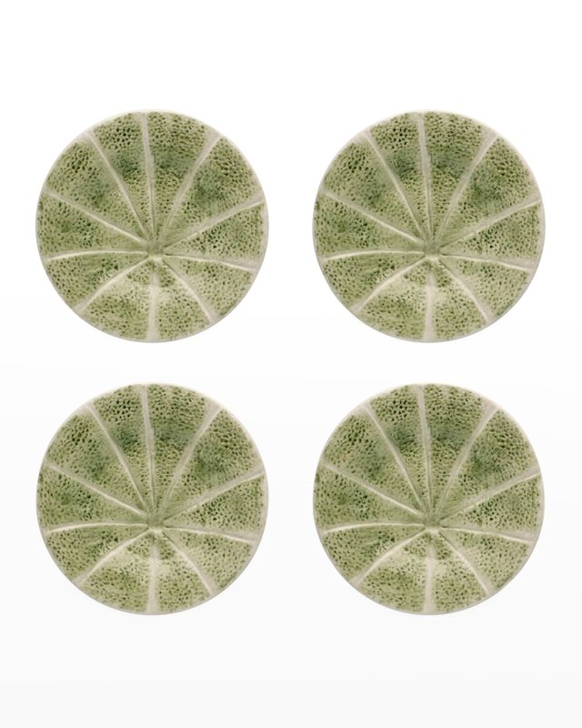 Melon Fruit/Dessert Plate, Set of 4