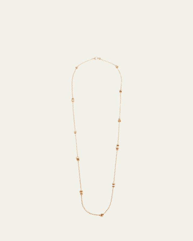 Iconica 18K Rose Gold Long Station Necklace