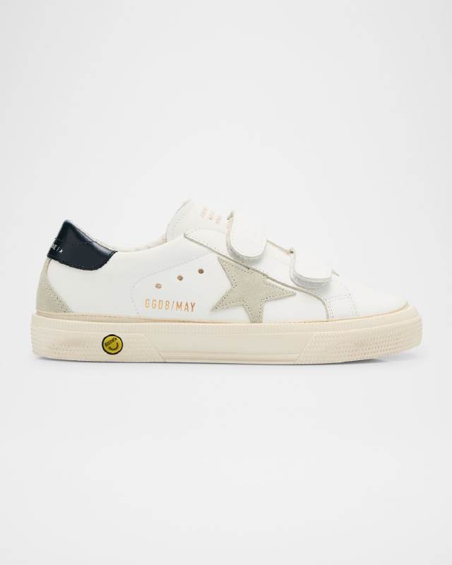 Kid's May School Low-Top Leather Sneakers, Toddlers/Kids