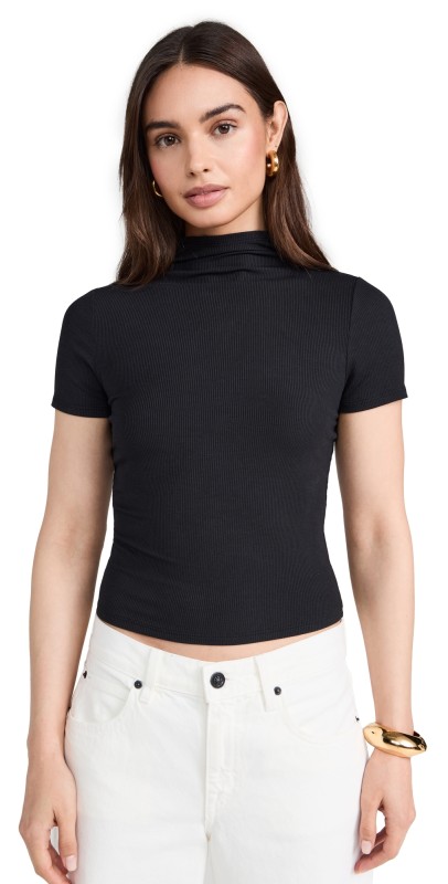 PAIGE Blanche Top Black
