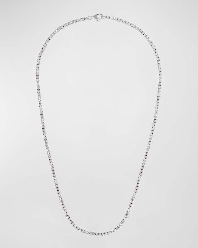 Flawless Diamond Tennis Necklace